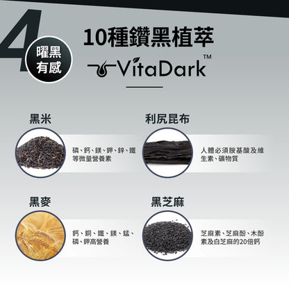 PowerHero 曜黑絲植萃膠囊（60顆）